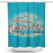 Future Dinner - Shower Curtain