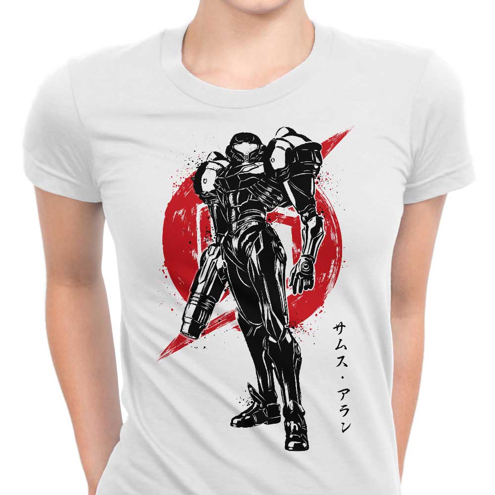 Galactic Bounty Hunter Sumi-e - Women's Apparel