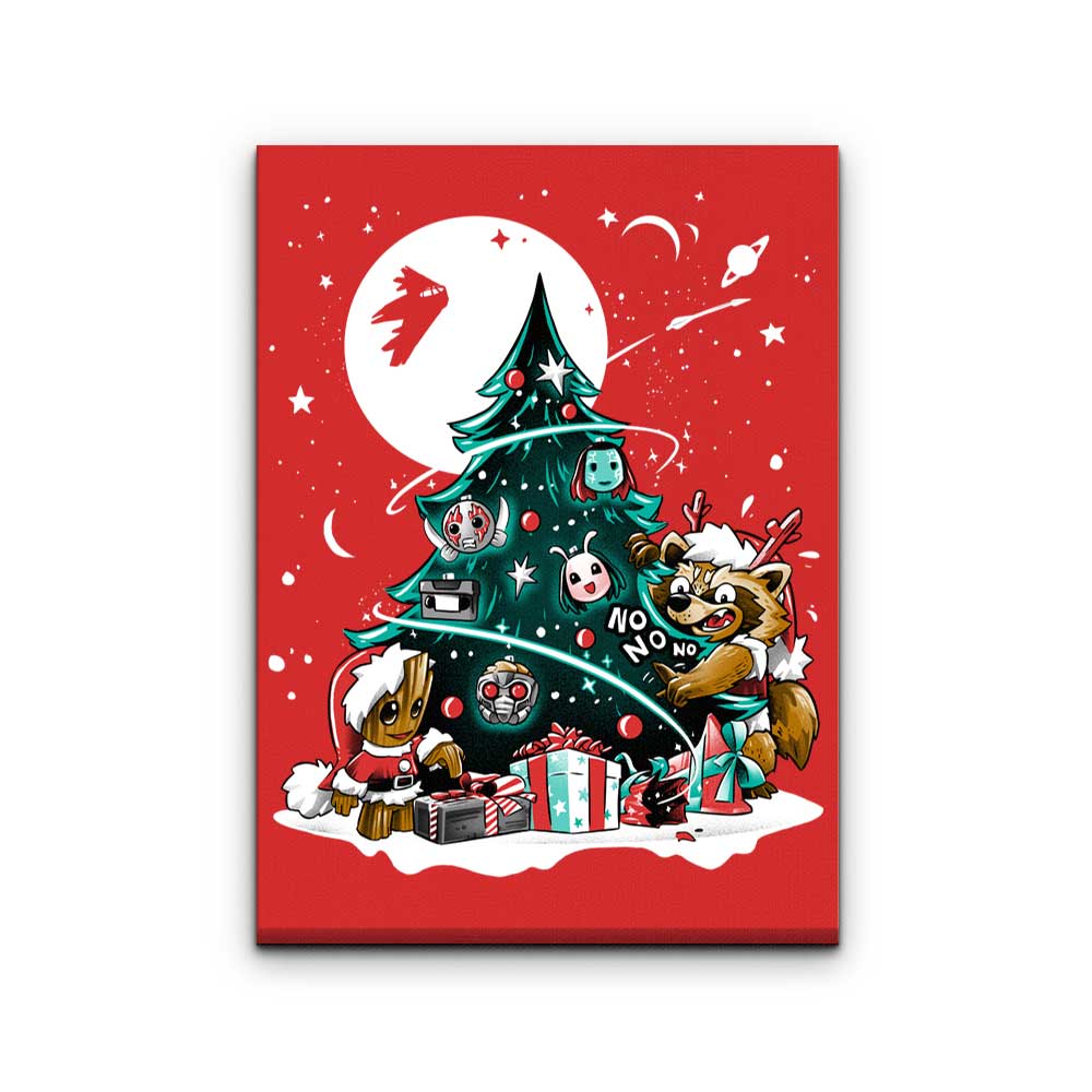Galaxy Christmas - Canvas Print