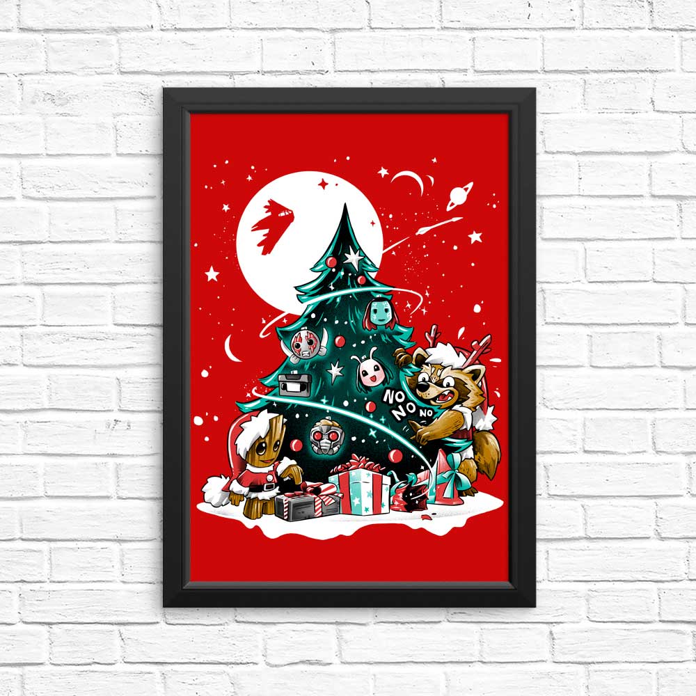 Galaxy Christmas - Posters & Prints