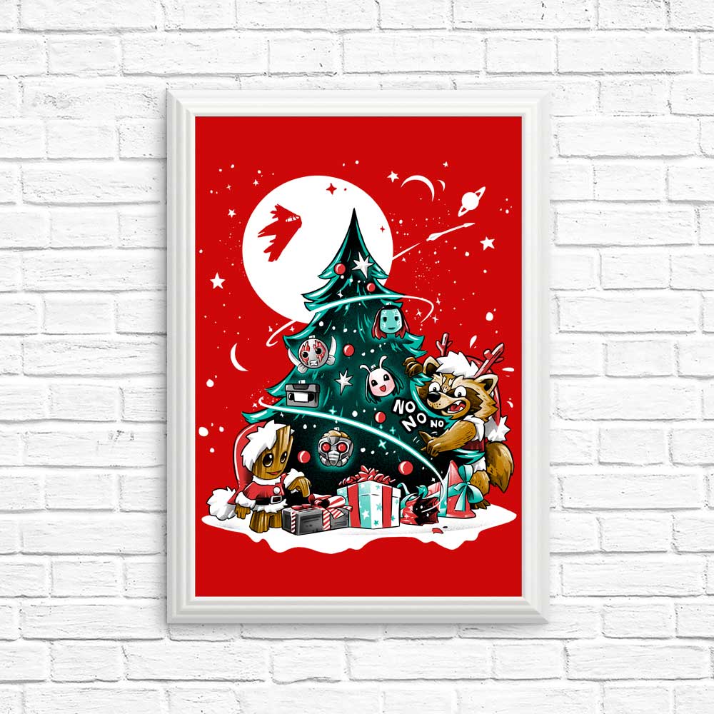 Galaxy Christmas - Posters & Prints