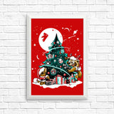 Galaxy Christmas - Posters & Prints