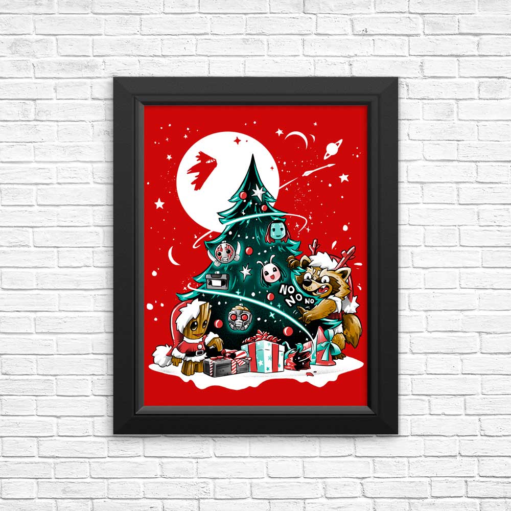 Galaxy Christmas - Posters & Prints