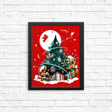 Galaxy Christmas - Posters & Prints