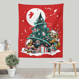 Galaxy Christmas - Wall Tapestry