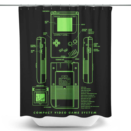 Game Kid - Shower Curtain