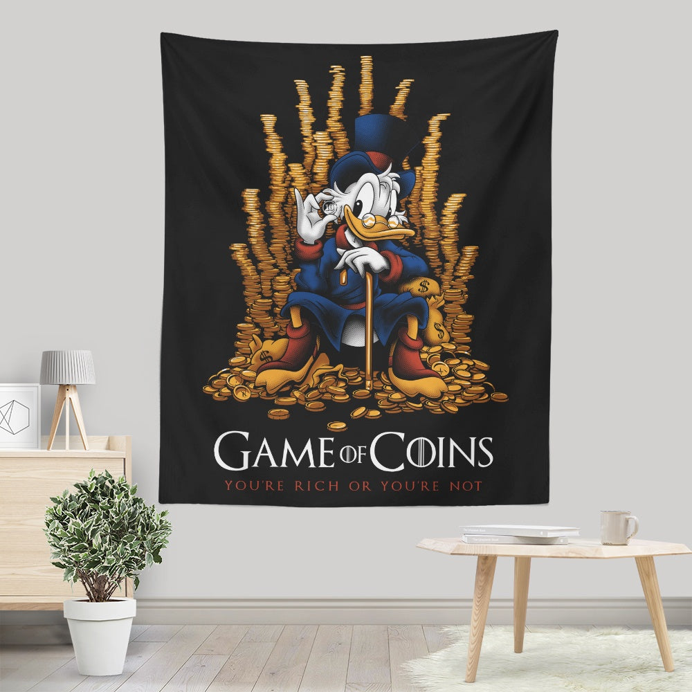 Game of Coins - Wall Tapestry
