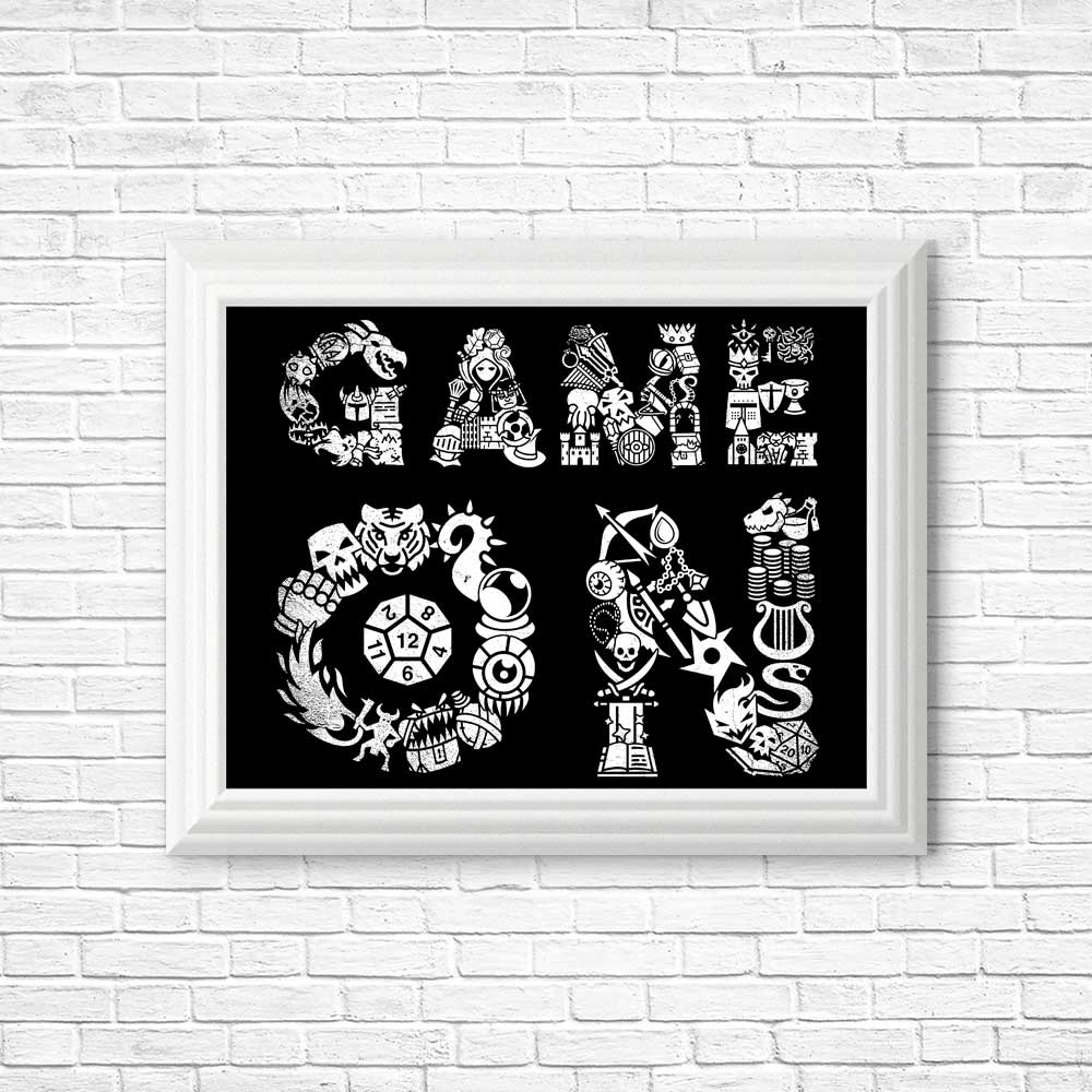 Game On - Posters & Prints