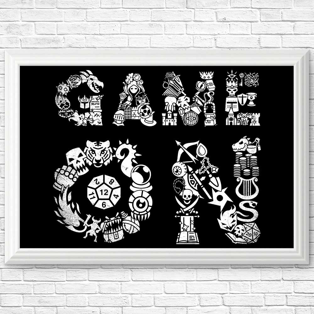 Game On - Posters & Prints