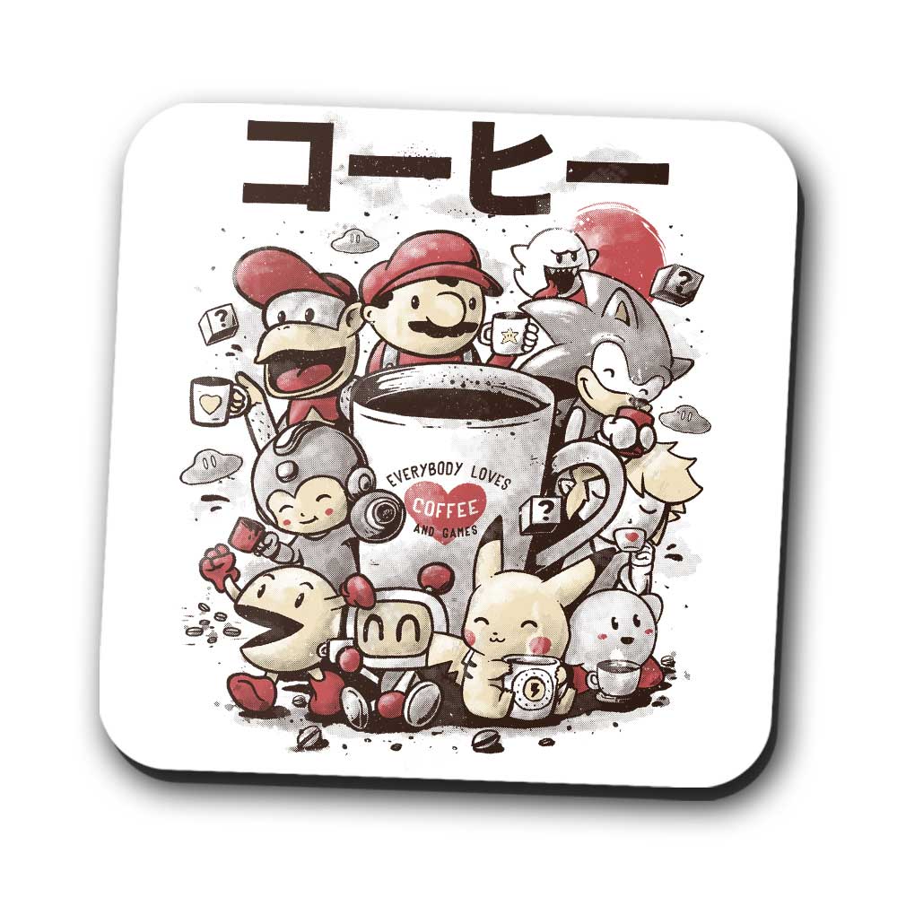Games and Coffee - Coasters