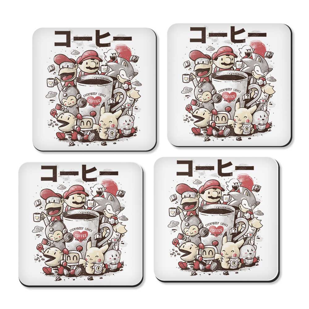 Games and Coffee - Coasters