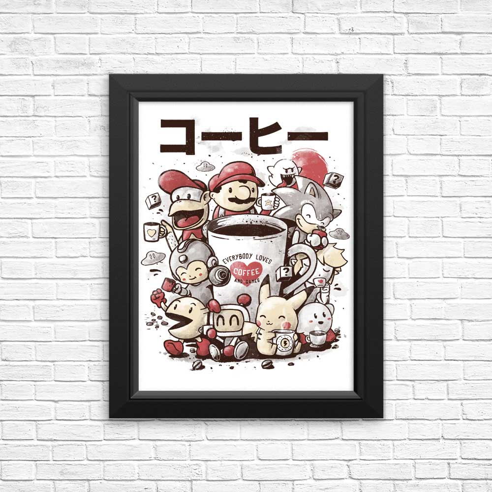 Games and Coffee - Posters & Prints