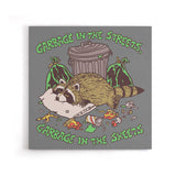 Garbage in the Sheets - Canvas Print