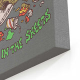 Garbage in the Sheets - Canvas Print