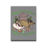 Garbage in the Sheets - Canvas Print