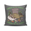 Garbage in the Sheets - Throw Pillow