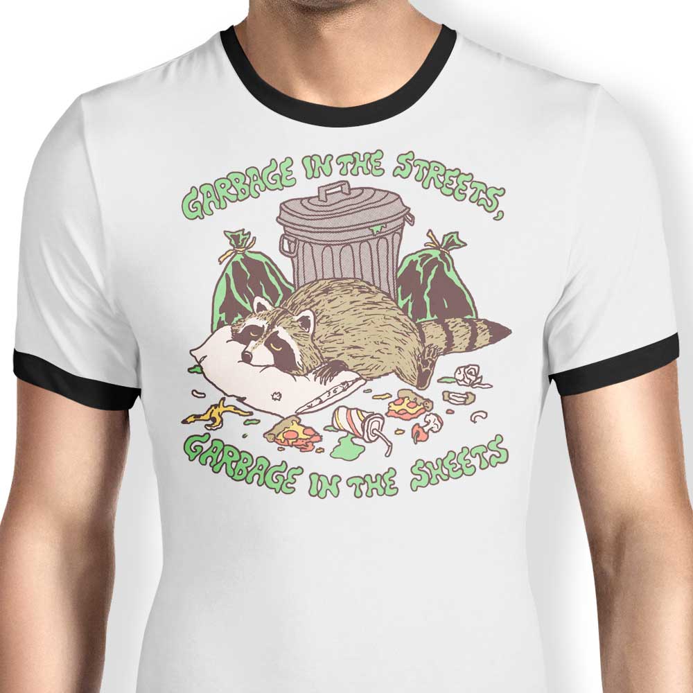 Garbage in the Sheets - Ringer T-Shirt – Once Upon a Tee