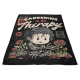 Gardening is My Therapy - Fleece Blanket