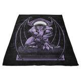 Gargoyle Statue - Fleece Blanket