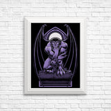 Gargoyle Statue - Posters & Prints
