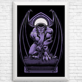 Gargoyle Statue - Posters & Prints