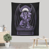 Gargoyle Statue - Wall Tapestry