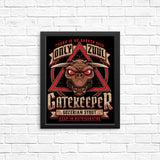 Gatekeeper Gozerian Stout - Posters & Prints