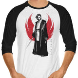 General Sumi-e - 3/4 Sleeve Raglan T-Shirt