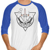 Geometric Wars - 3/4 Sleeve Raglan T-Shirt