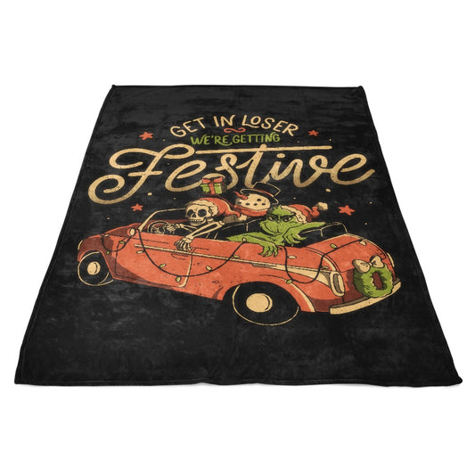Getting Festive - Fleece Blanket