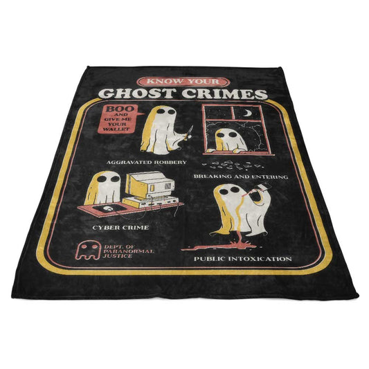 Ghost Crimes - Fleece Blanket