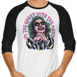 Ghost with the Most - 3/4 Sleeve Raglan T-Shirt