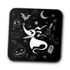 Ghostly Dog Doodle - Coasters