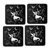 Ghostly Dog Doodle - Coasters