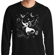 Ghostly Dog Doodle - Long Sleeve T-Shirt