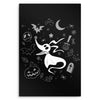 Ghostly Dog Doodle - Metal Print