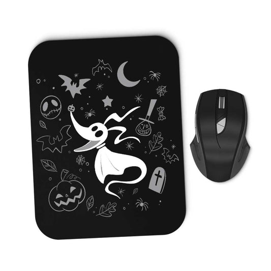 Ghostly Dog Doodle - Mousepad