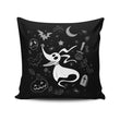 Ghostly Dog Doodle - Throw Pillow