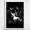 Ghostly Dog Doodle - Posters & Prints