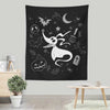 Ghostly Dog Doodle - Wall Tapestry