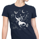 Ghostly Dog Doodle - Women's Apparel