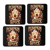 Ghostly Pumpkin Spice - Coasters