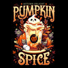 Ghostly Pumpkin Spice - Throw Pillow