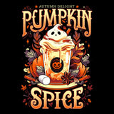 Ghostly Pumpkin Spice - Canvas Print