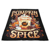 Ghostly Pumpkin Spice - Fleece Blanket