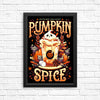 Ghostly Pumpkin Spice - Posters & Prints