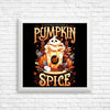 Ghostly Pumpkin Spice - Posters & Prints