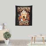Ghostly Pumpkin Spice - Wall Tapestry