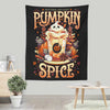 Ghostly Pumpkin Spice - Wall Tapestry