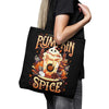 Ghostly Pumpkin Spice - Tote Bag